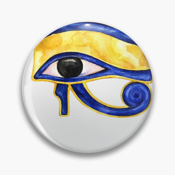 Item preview, Watercolor Eye of Horus Ancient Egyptian Amulet designed and sold by GulfSignature.