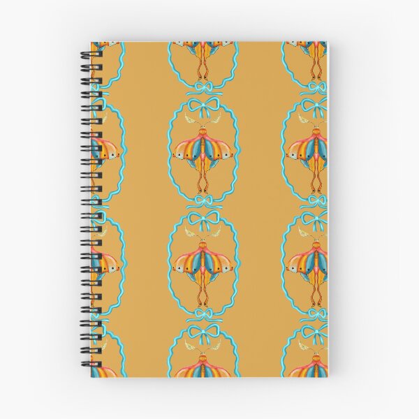 Item preview, Dreamy Cottagecore Floral Pattern | Colorful Boho Moth Art designed and sold by VirtuallyCreativ .