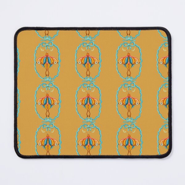 Item preview, Dreamy Cottagecore Floral Pattern | Colorful Boho Moth Art designed and sold by VirtuallyCreativ .