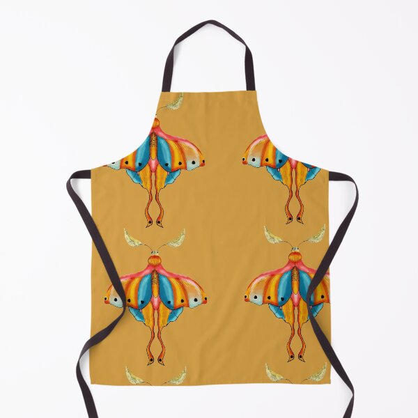 Item preview, Dreamy Cottagecore Floral Pattern | Colorful Boho Moth Art designed and sold by VirtuallyCreativ .