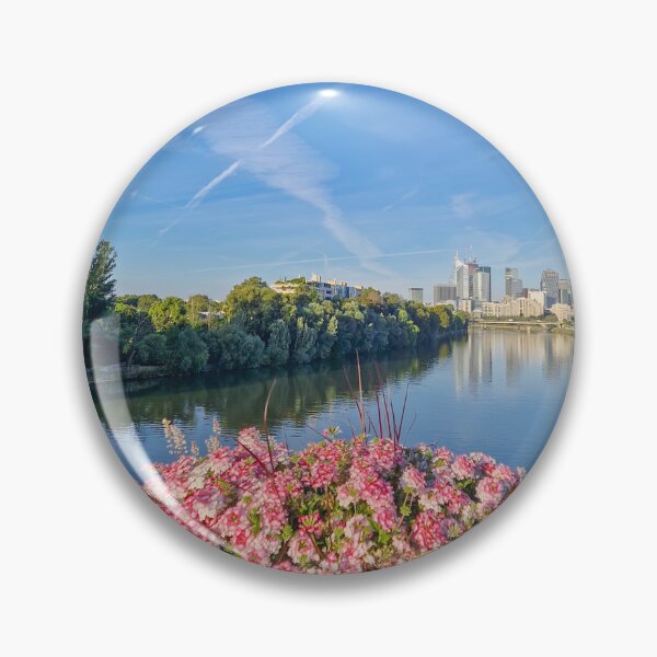Item preview, Seine river and  La Defense view designed and sold by psychoshadow.