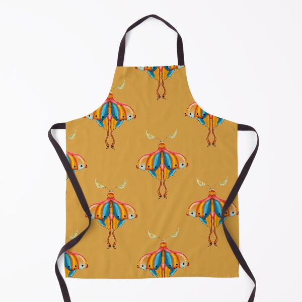 Item preview, Dreamy Cottagecore Floral Pattern | Colorful Boho Moth Art designed and sold by VirtuallyCreativ .