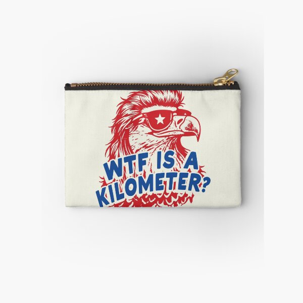 Item preview, WTF Is A Kilometer - Funny 4th of July designed and sold by Schroedingerska.
