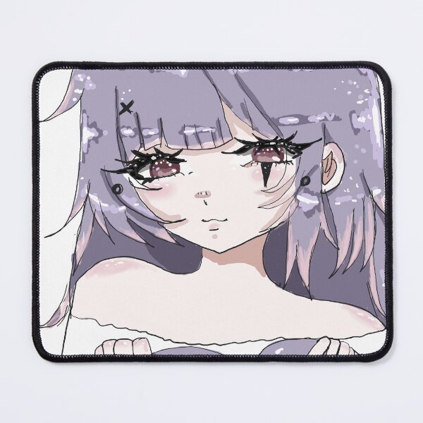 Item preview, cute Purple haired anime girl designed and sold by MysticRacoon6.