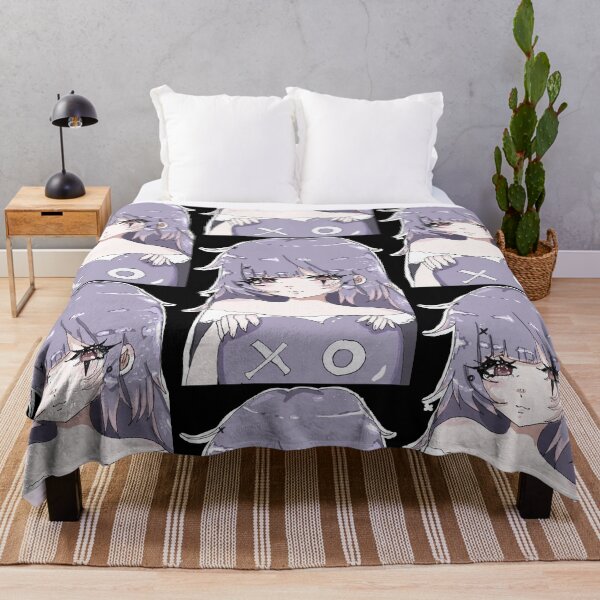 Item preview, cute Purple haired anime girl designed and sold by MysticRacoon6.