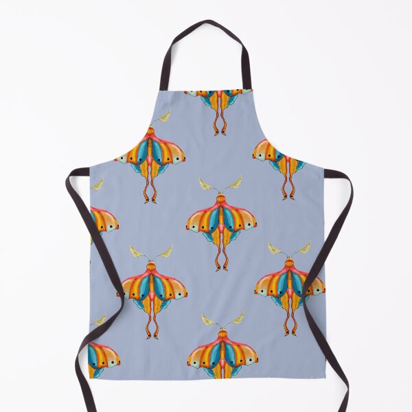 Item preview, Dreamy Cottagecore Floral Pattern | Colorful Boho Moth Art designed and sold by VirtuallyCreativ .