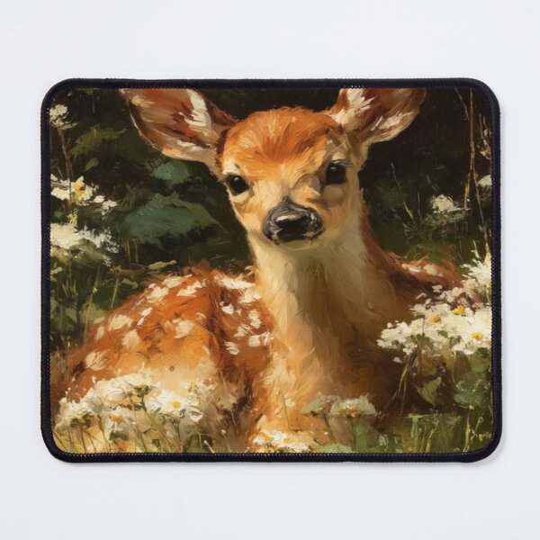 Item preview, Fawn in wildflower Meadow Artwork designed and sold by NivyasArtistry.