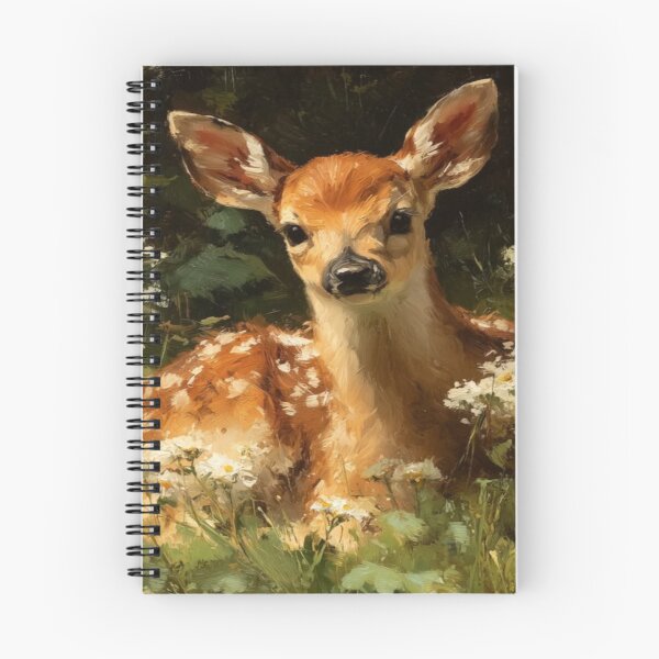 Item preview, Fawn in wildflower Meadow Artwork   designed and sold by NivyasArtistry.