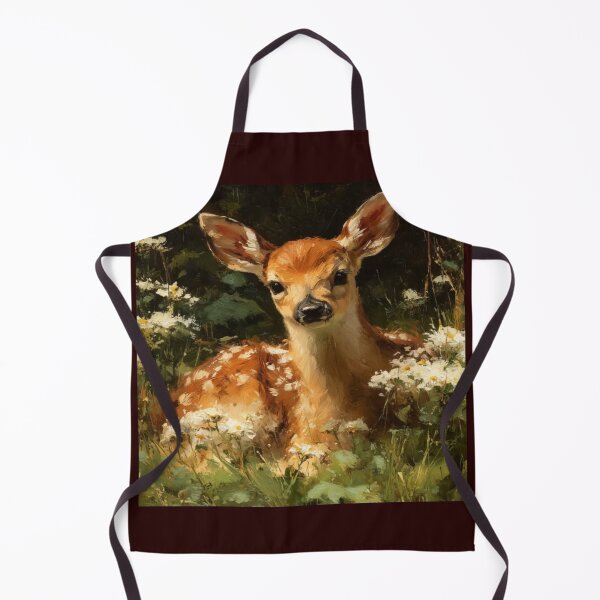 Item preview, Fawn in wildflower Meadow Artwork   designed and sold by NivyasArtistry.