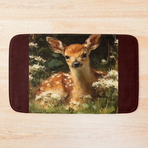 Item preview, Fawn in wildflower Meadow Artwork   designed and sold by NivyasArtistry.