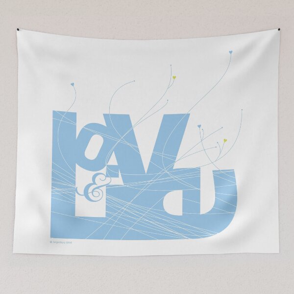 Item preview, love & live 2 blue designed and sold by feigenherz.