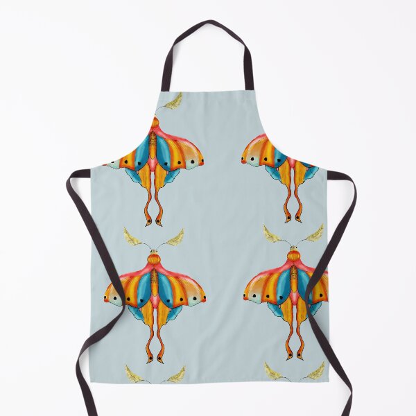 Item preview, Dreamy Cottagecore Floral Pattern | Colorful Boho Moth Art designed and sold by VirtuallyCreativ .