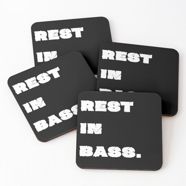 Item preview, REST IN BASS. (Dark) designed and sold by ProdByRTHA.