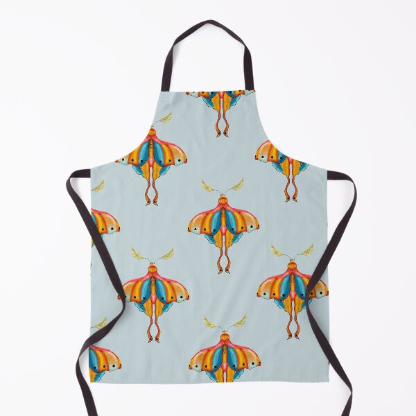 Item preview, Dreamy Cottagecore Floral Pattern | Colorful Boho Moth Art designed and sold by VirtuallyCreativ .