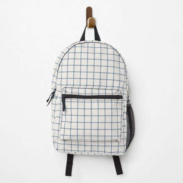 Item preview, Cream And Blue Mini Gingham Pattern designed and sold by pattern-archive.