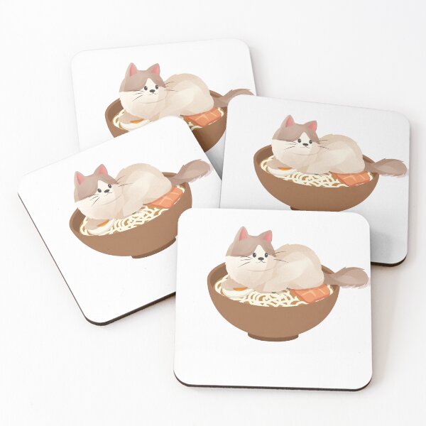 Item preview, Kawaii Cat Ramen and Chill Cute Japanese Food Aesthetic designed and sold by vibecraft_studio2.
