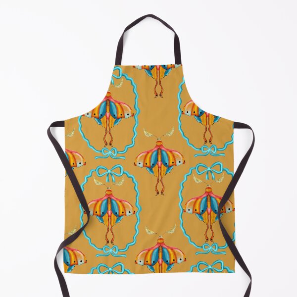Item preview, Dreamy Cottagecore Floral Pattern | Colorful Boho Moth Art designed and sold by VirtuallyCreativ .