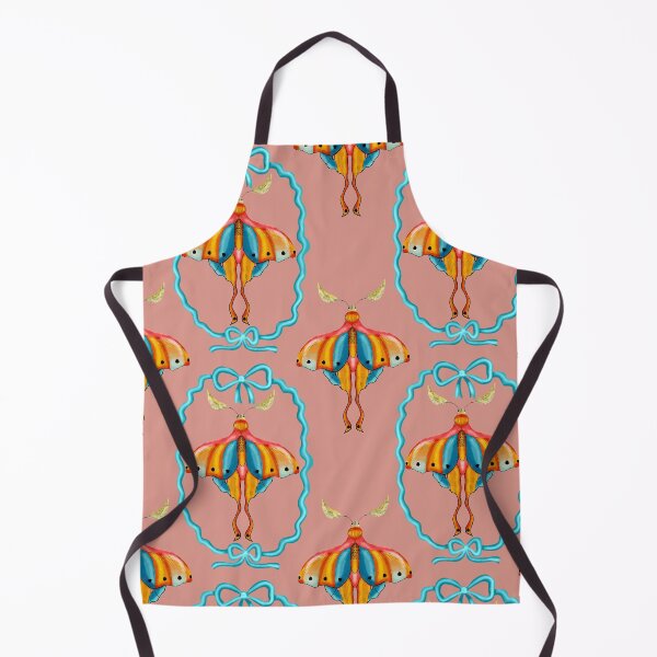 Item preview, Dreamy Cottagecore Floral Pattern | Colorful Boho Moth Art designed and sold by VirtuallyCreativ .