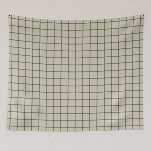 Item preview, Sand And Green Mini Gingham Pattern designed and sold by pattern-archive.