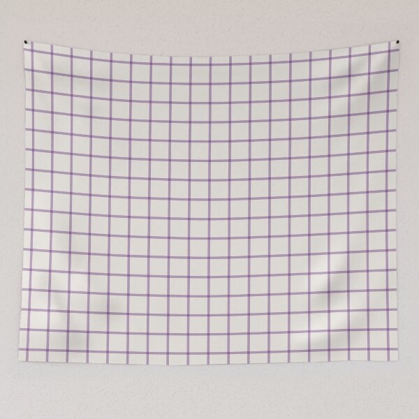 Item preview, Cream And Purple Mini Gingham Pattern designed and sold by pattern-archive.