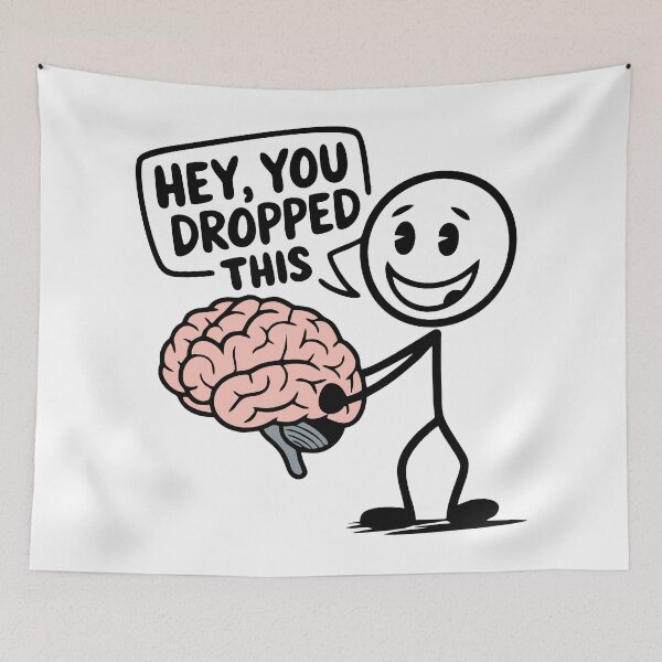 Item preview, You droped the brain designed and sold by Coldbrew14.