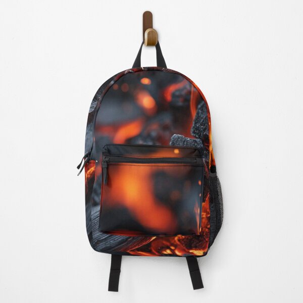 Item preview, Glowing Charcoal and Burning Fire Sparks Abstract Art designed and sold by LYAN-STORE.