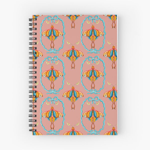 Item preview, Dreamy Cottagecore Floral Pattern | Colorful Boho Moth Art designed and sold by VirtuallyCreativ .