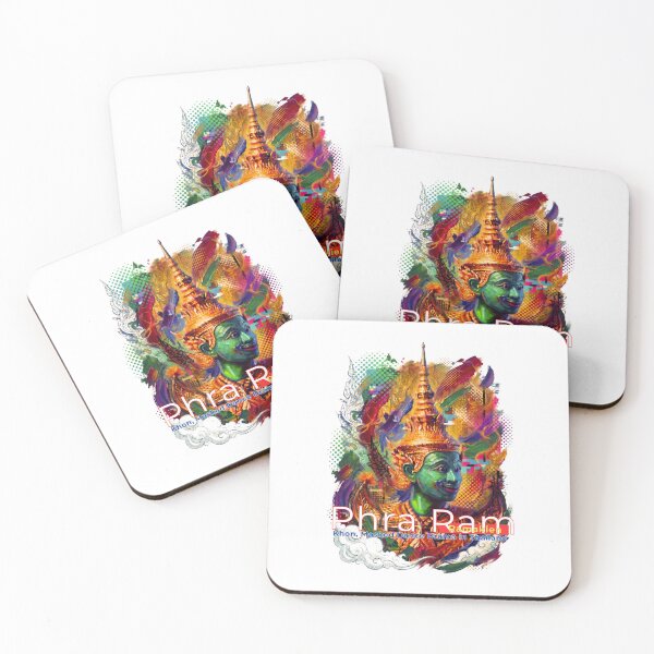 Item preview, Phra Ram Ramakien Thailand Pop Art – Khon Masked Dance Drama | Welcome Thailand Travel Graphic designed and sold by Beeform.