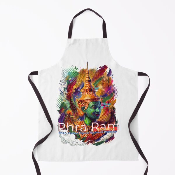 Item preview, Phra Ram Ramakien Thailand Pop Art – Khon Masked Dance Drama | Welcome Thailand Travel Graphic designed and sold by Beeform.