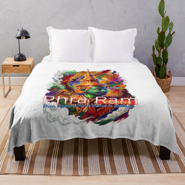 Item preview, Phra Ram Ramakien Thailand Pop Art – Khon Masked Dance Drama | Welcome Thailand Travel Graphic designed and sold by Beeform.