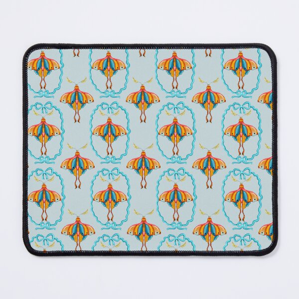Item preview, Dreamy Cottagecore Floral Pattern | Colorful Boho Moth Art designed and sold by VirtuallyCreativ .