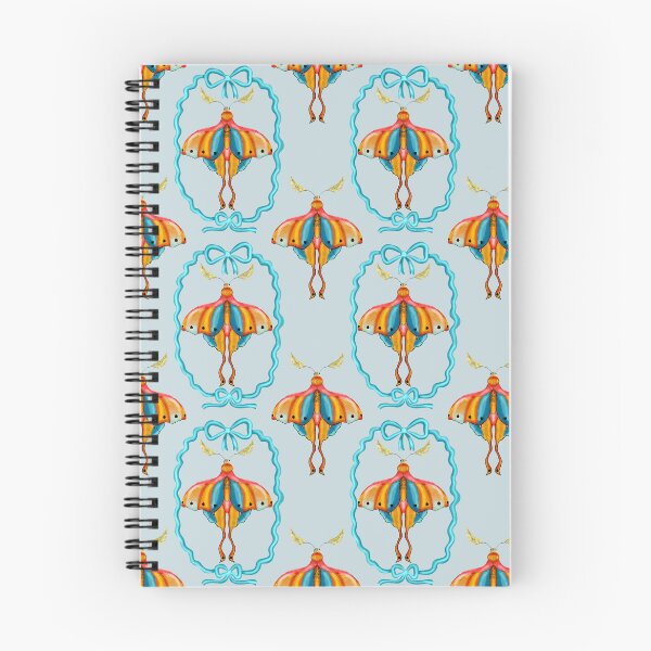 Item preview, Dreamy Cottagecore Floral Pattern | Colorful Boho Moth Art designed and sold by VirtuallyCreativ .