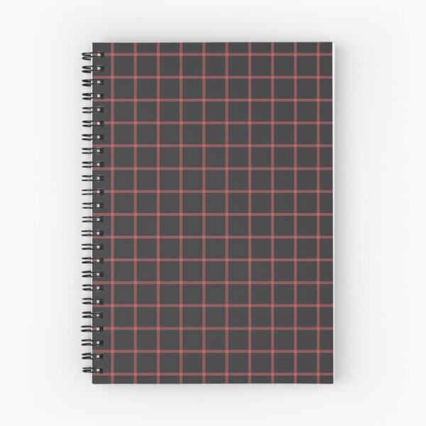 Item preview, Charcoal And Red Mini Gingham Pattern designed and sold by pattern-archive.