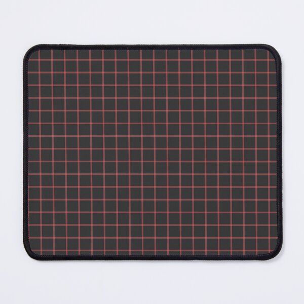 Item preview, Charcoal And Red Mini Gingham Pattern designed and sold by pattern-archive.