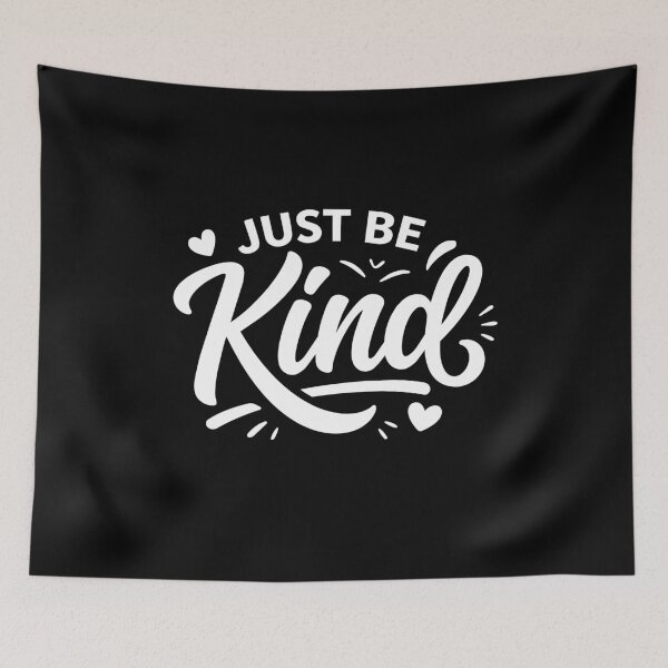 Item preview, Just Be Kind Quote Teacher Kindness Heart Art designed and sold by crouchingpixel.