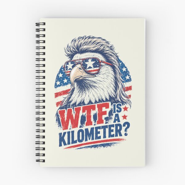 Item preview, WTF Is A Kilometer - Funny 4th of July 2 designed and sold by Schroedingerska.