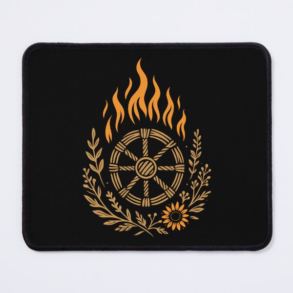 Item preview, Midsummer Ritual Fire Pagan Wheel designed and sold by Christine Krahl.