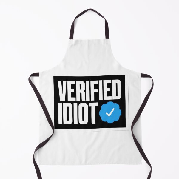 Item preview, Verified Idiot Sticker – Sarcastic Text Sticker for Laptops, Phones & Water Bottles designed and sold by Ulikedigital14.