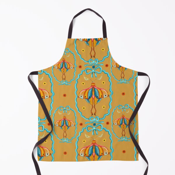 Item preview, Dreamy Cottagecore Floral Pattern | Colorful Boho Moth Art designed and sold by VirtuallyCreativ .