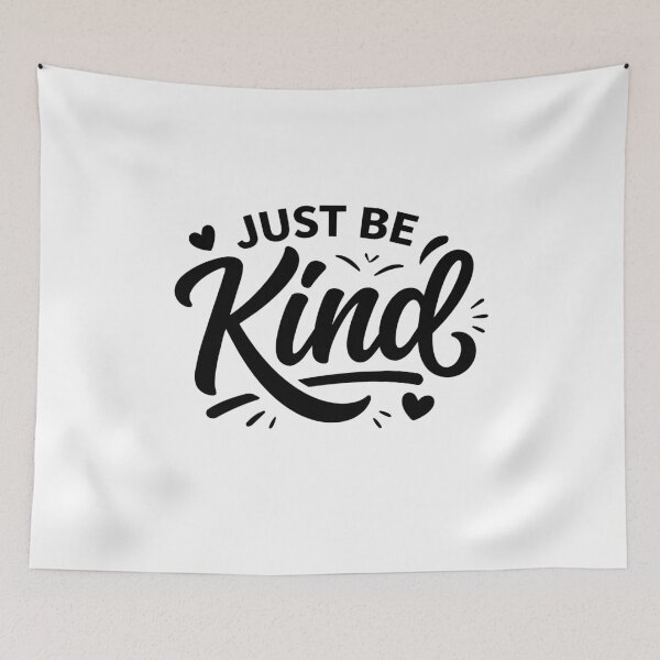 Item preview, Just Be Kind Kindness Quote Positive Affirmation Art designed and sold by crouchingpixel.