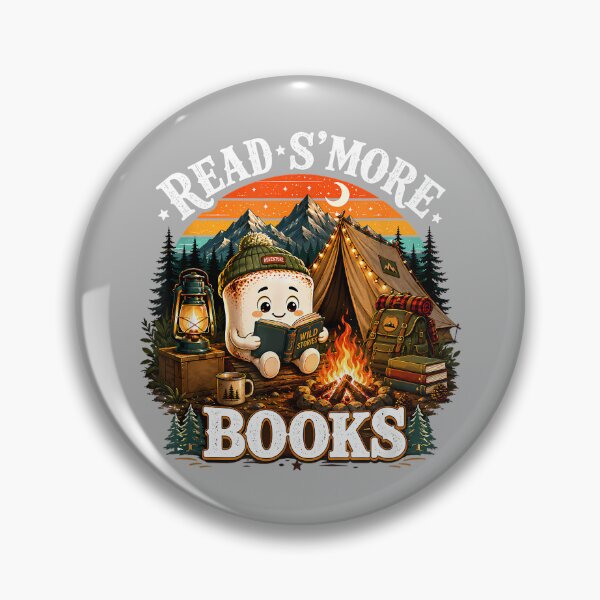 Item preview, Read S'More Books Cute Campfire Reading Book Lovers Camping designed and sold by GreggRoss.