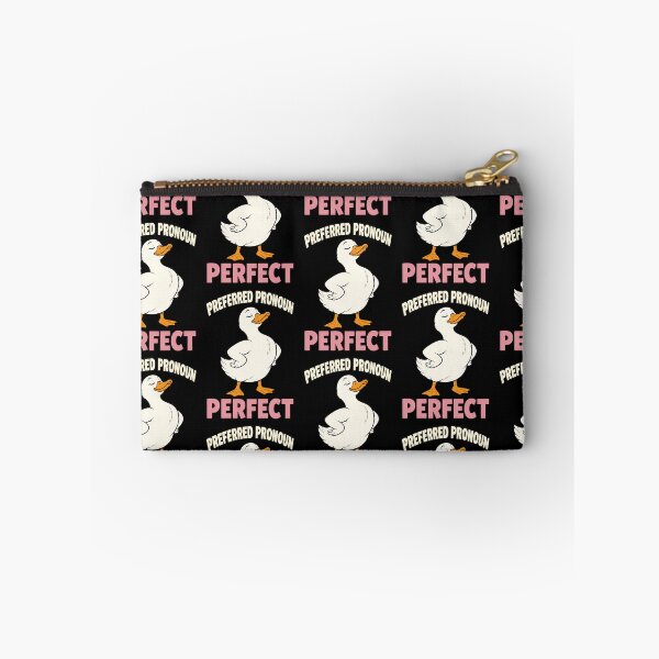 Item preview, Preferred Pronoun Perfect Funny Duck Confidence Quote designed and sold by TeeTimeTreasure.