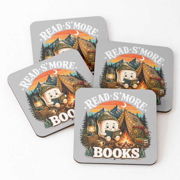Item preview, Read S'More Books Cute Campfire Reading Book Lovers Camping designed and sold by GreggRoss.