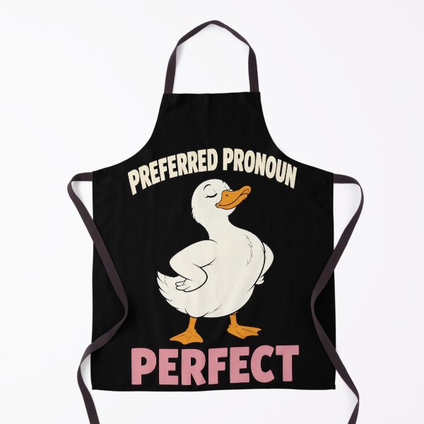 Item preview, Preferred Pronoun Perfect Funny Duck Confidence Quote designed and sold by TeeTimeTreasure.