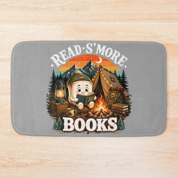 Item preview, Read S'More Books Cute Campfire Reading Book Lovers Camping designed and sold by GreggRoss.