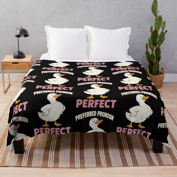 Item preview, Preferred Pronoun Perfect Funny Duck Confidence Quote designed and sold by TeeTimeTreasure.