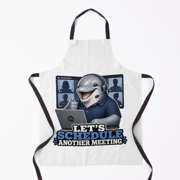 Item preview, Dolphin Online Meeting Burnout Funny Office Gift designed and sold by Gentlestate.