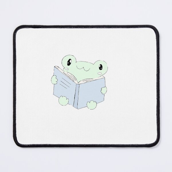 Item preview, Cute frog reading a book designed and sold by MarigoldMoon.