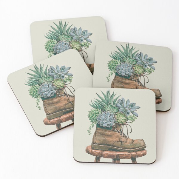 Item preview, Bouquet of rockery plants in an old shoe designed and sold by QukiDesign.