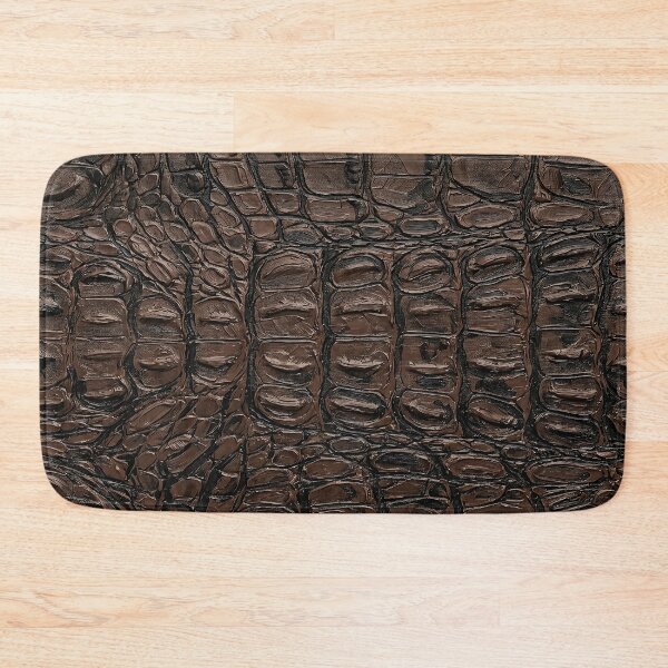 Item preview, Luxury Dark Brown Crocodile Skin Texture  designed and sold by ArtsyWishy.